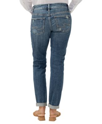 Women's Boyfriend Mid Rise Slim Leg Jeans