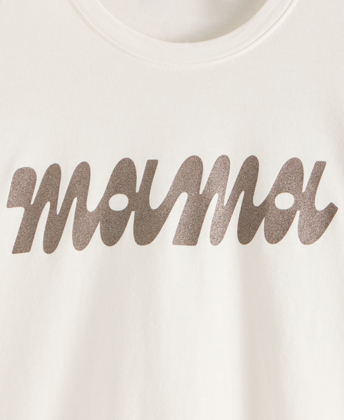 On 34th Women's Mama Graphic Relaxed-fit T-shirt, Exclusively At Macy's In Washed White