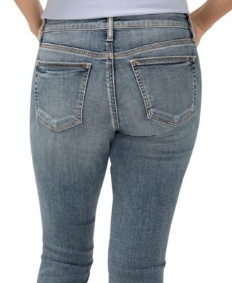 Women's Elyse Mid Rise Comfort Fit Capri Jeans