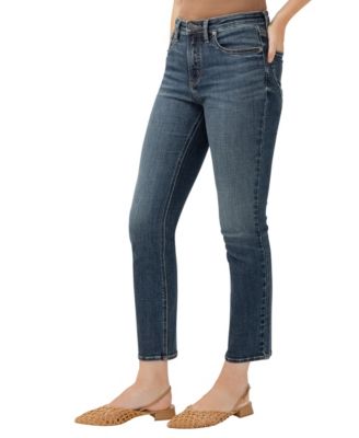 Women's Most Wanted Mid Rise Ankle Straight Jeans