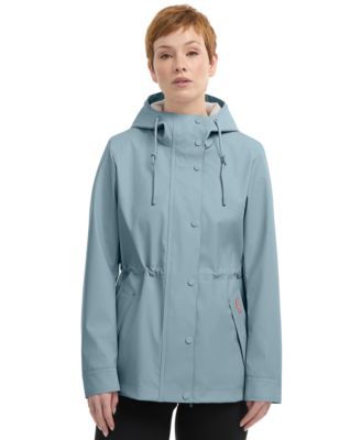 Hunter - Women's Rubberized Water-Repellent Short Rain Jacket