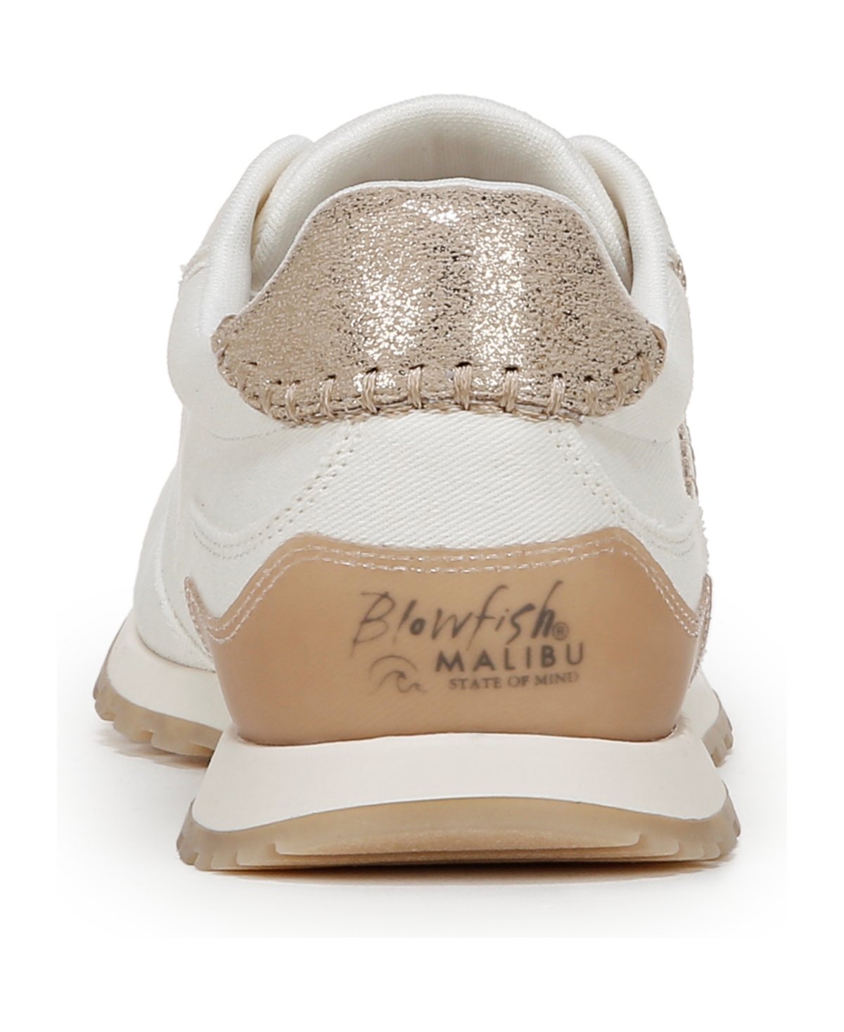 Shop Blowfish Malibu Women's Valley Round Toe Lace Up Sneakers In Cream Fabric