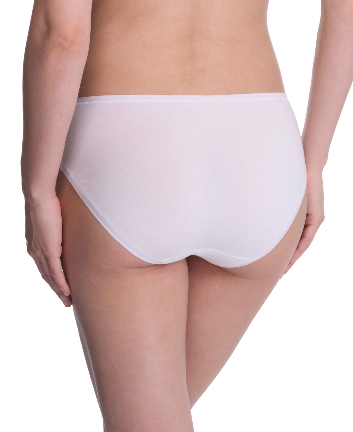 Natori Bliss Bare Cotton Hipster Briefs In White