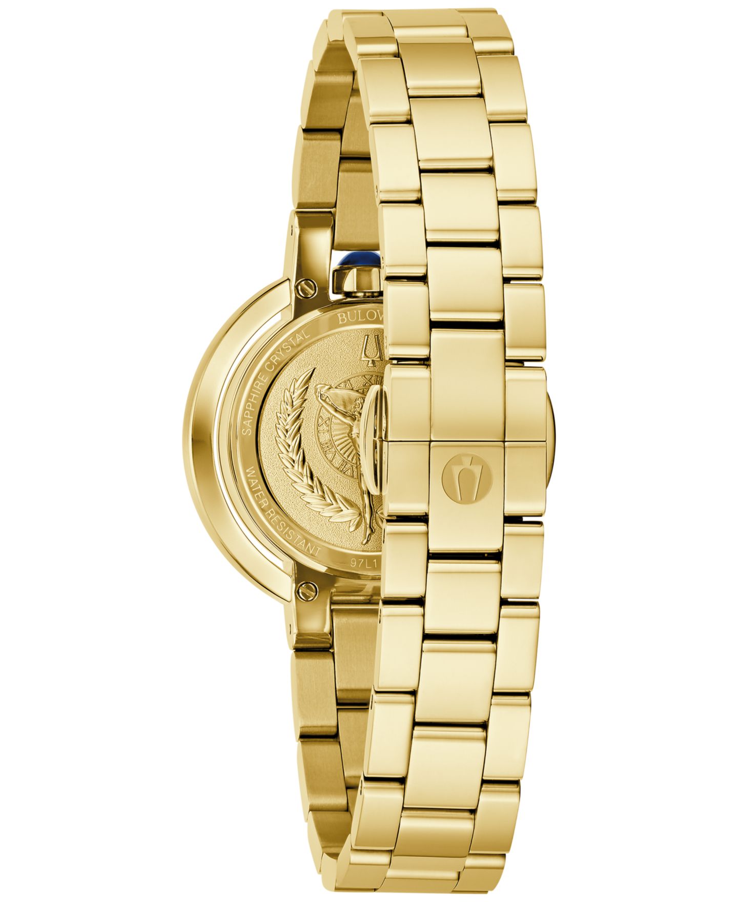 Женские часы Bulova Rubaiyat Gold-Tone Stainless Steel Bracelet Watch 31mm — фото 3