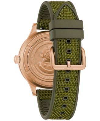 150th Anniversary Men's Automatic MIL-SHIPS Green Nylon Strap Watch 41mm