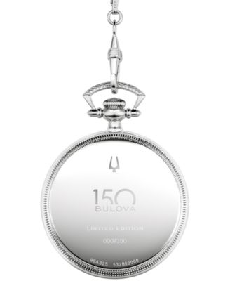 150th Anniversary Limited Edition Men's Art Deco Stainless Steel Chain Watch 45.5mm 