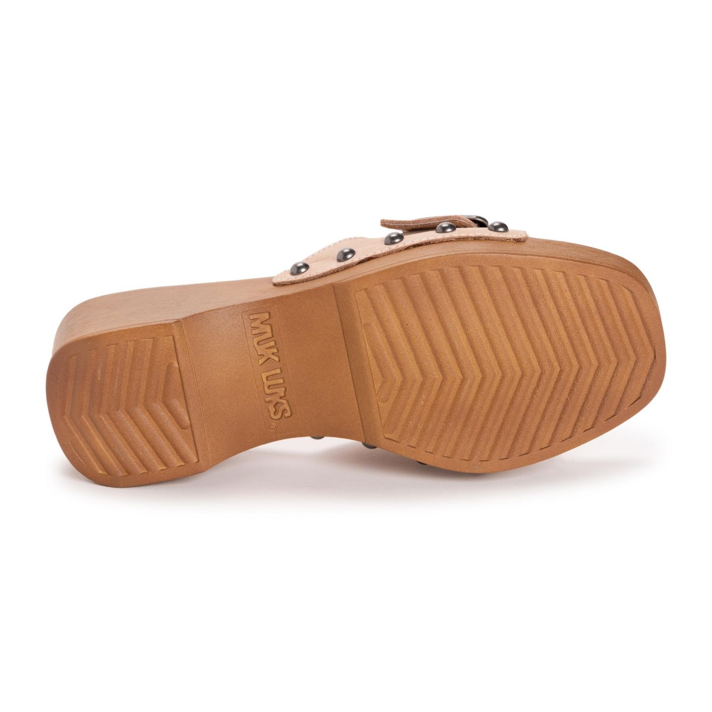 Женские сандалии MUK LUKS Cora Sandal, цвет: Пудровый нубуковый — фото 5