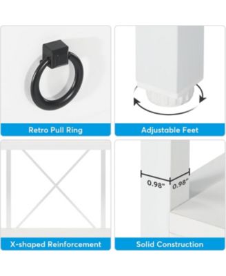 70.8" Console Table with 3 Drawers, Farmhouse Entryway Table with Storage Shelf, Narrow Long Sofa Foyer Table for Entryway, Hallway