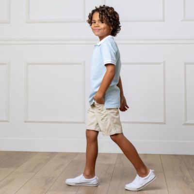 Boys Short Sleeve Knit Pique Polo Shirt