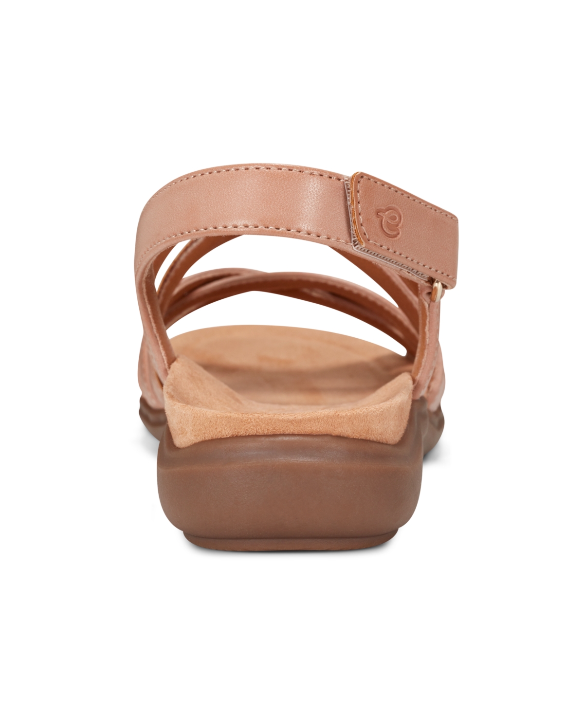 Shop Easy Spirit Women's Wincie Open Toe Strappy Casual Sandals In Medium Brown