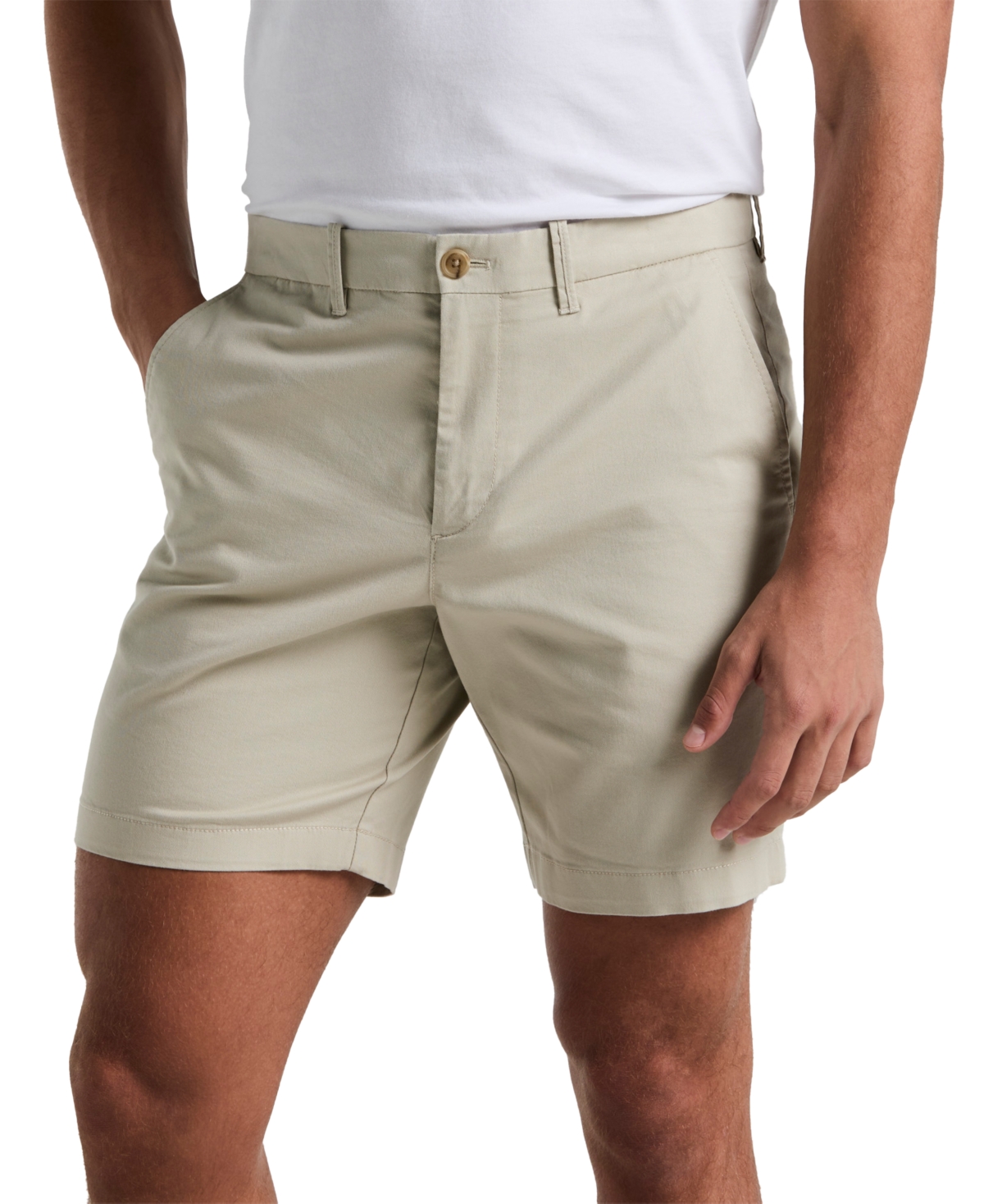Men's Slim Fit 8" Chino Shorts - Agate Gray