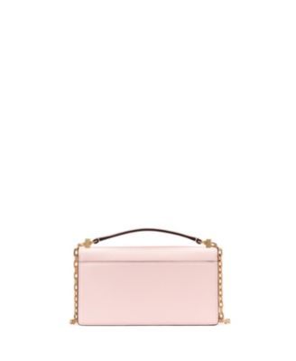 Women's Deco Pebbled Mini Flap Chain Crossbody Bag
