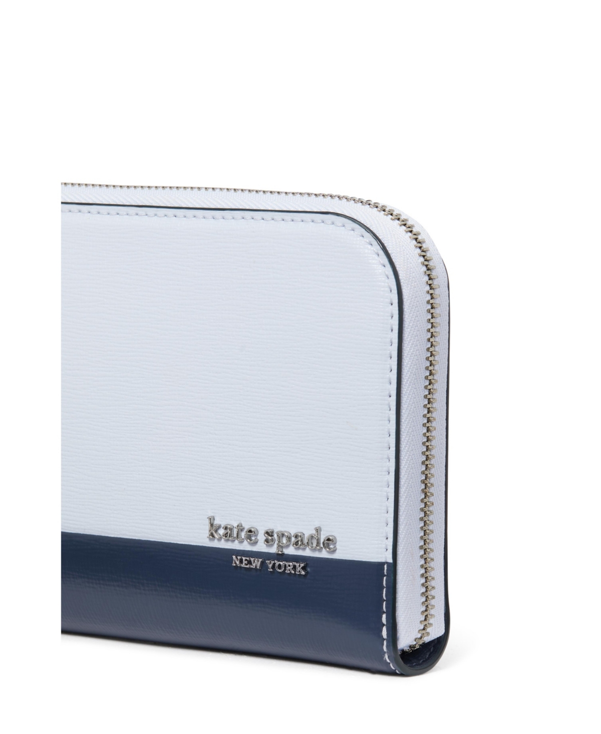 Kate Spade Devin Zip Around Continental Wallet In Pale Sapphirine Multi