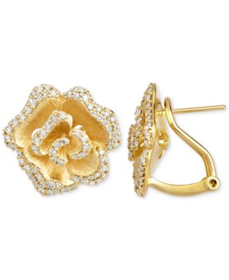 Nude Diamond™ Rose Stud Earrings (1-1/20 ct. t.w.) in 14k Rose Gold