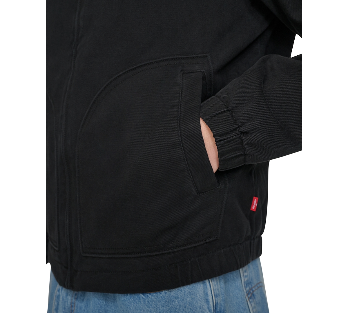 Levi's Canvas Utility Jacket In Black