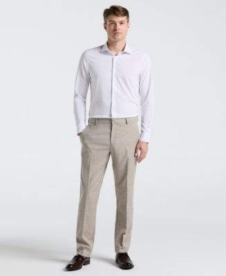 Perry Ellis Portfolio Men's Modern Fit Sharkskin Dress Pants - Macy's