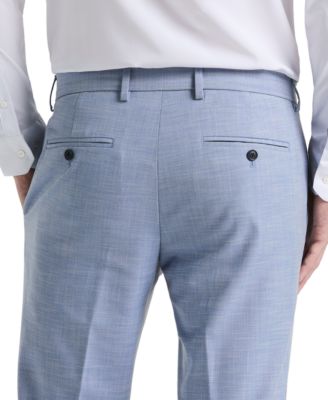 Men's Modern Fit Sharkskin Dress Pants