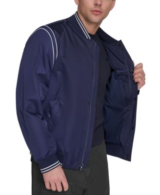 Men's Varsity Stripe Bomber Jacket