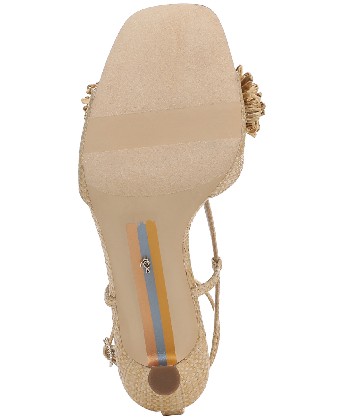 Sam Edelman Phoebe Ankle Strap Sandal In Bleached Beechwood