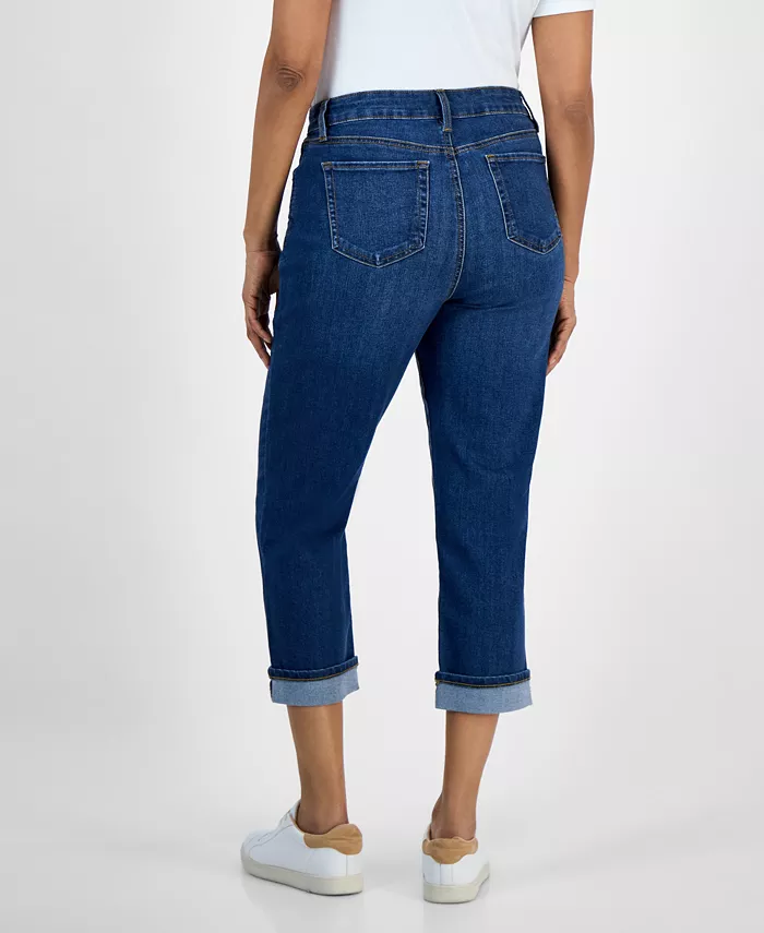 Women's Mid-Rise Curvy Capri Jeans - thumbnail 8
