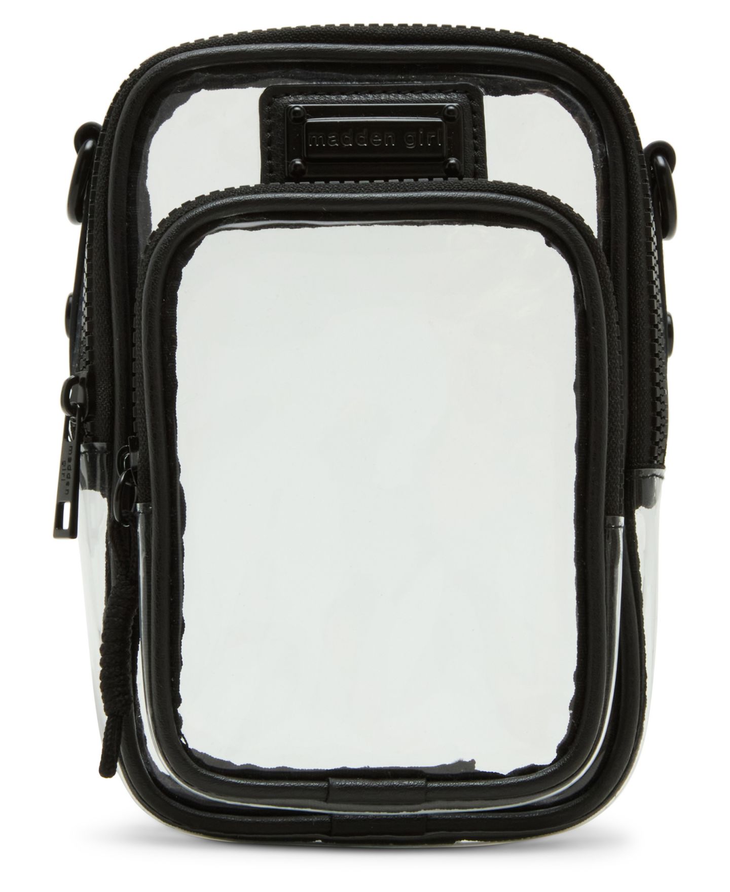 Женская сумка Madden Girl Willowv Clear Mini Cellphone Crossbody, цвет: Чёрный — фото 1