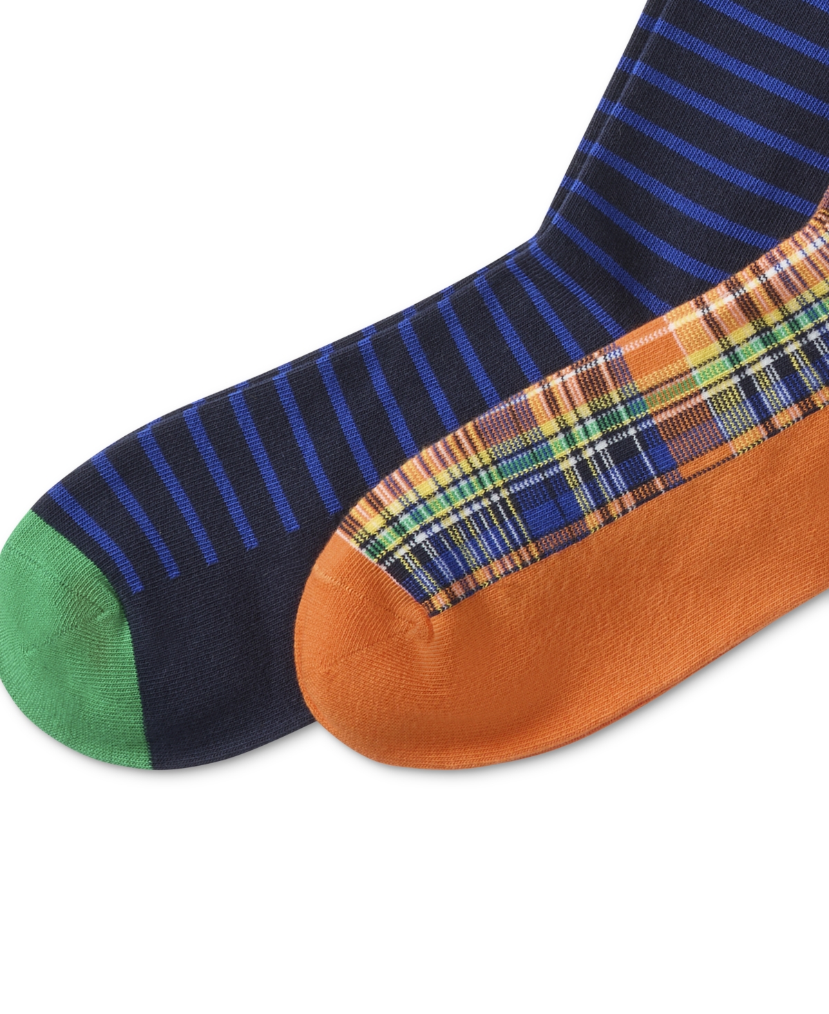 POLO RALPH LAUREN MEN'S 2-PK. SUMMER PLAID SLACK SOCKS