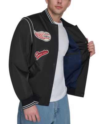 Men's Varsity Patch Bomber Jacket