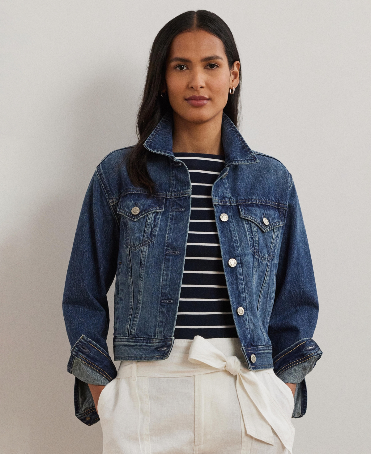 Women's Denim Trucker Jacket, Regular & Petite - Haze Wash