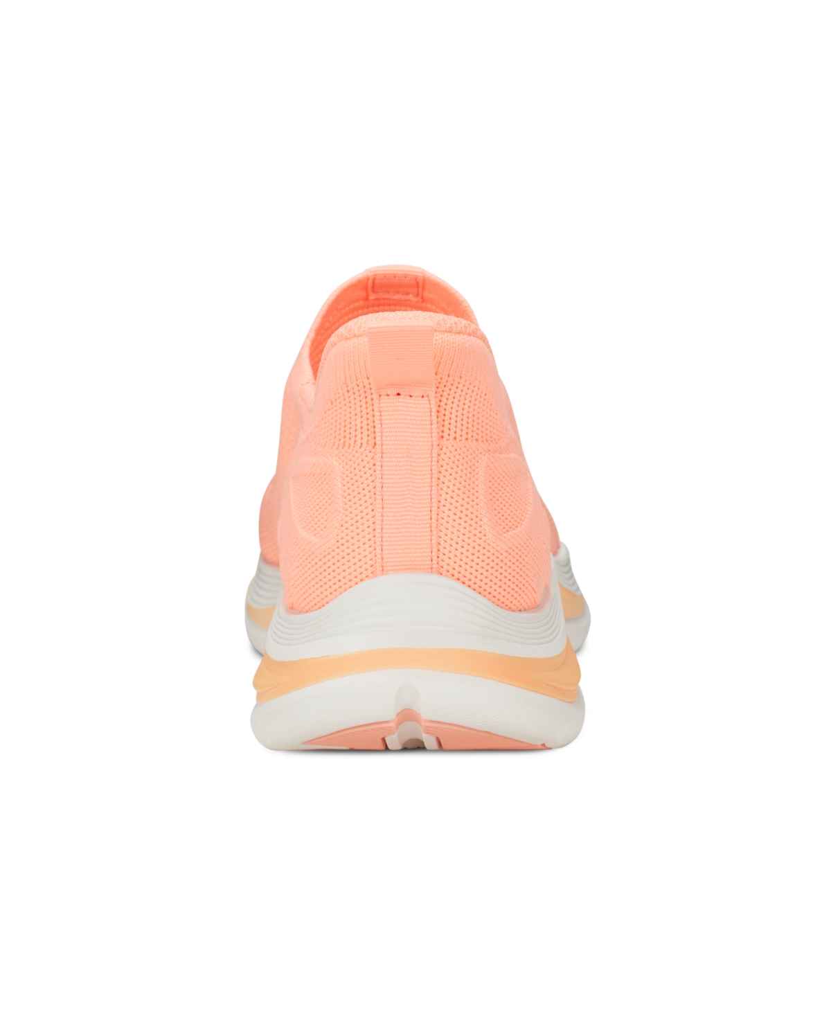 Shop Easy Spirit Women's X Denise Austin Easypace Soeasy Knit Slip-on Sneakers In Orange