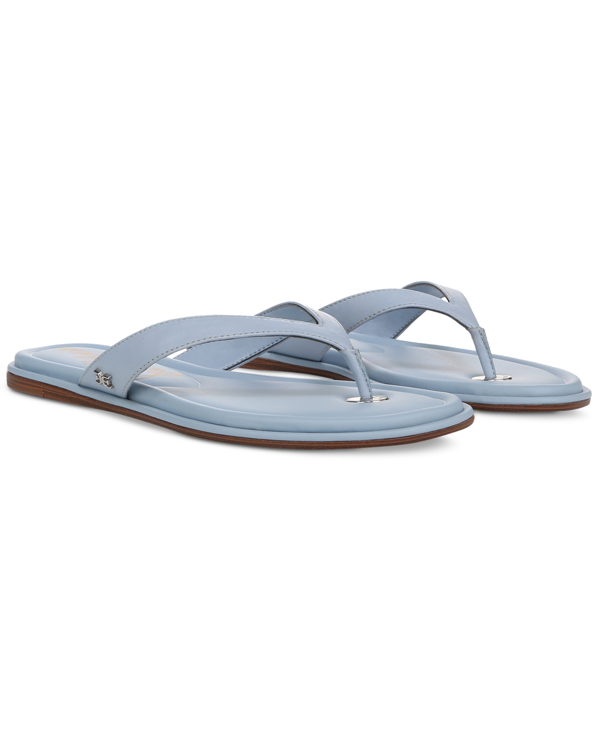 Women's Remi Thong Flat Sandals - Blue Breeze Leather