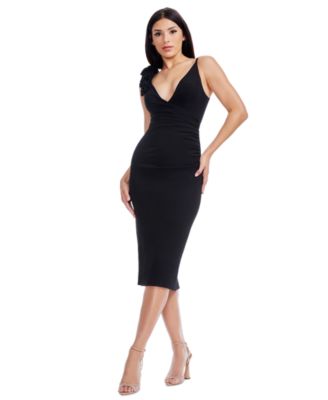 Dress the Population - Women's Nissa Ruffled Midi Dress