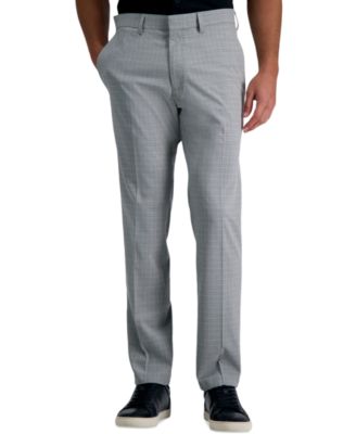Men's Slim-Fit Stretch Check Dress Pants