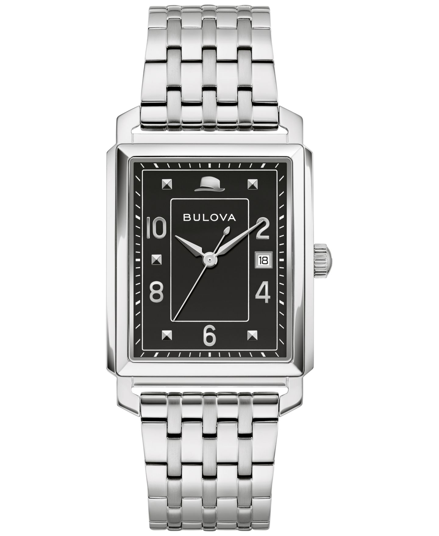 Мужские часы Bulova The Very Thought of You Frank Sinatra Special Edition Stainless Steel Bracelet Watch 30mm — фото 1