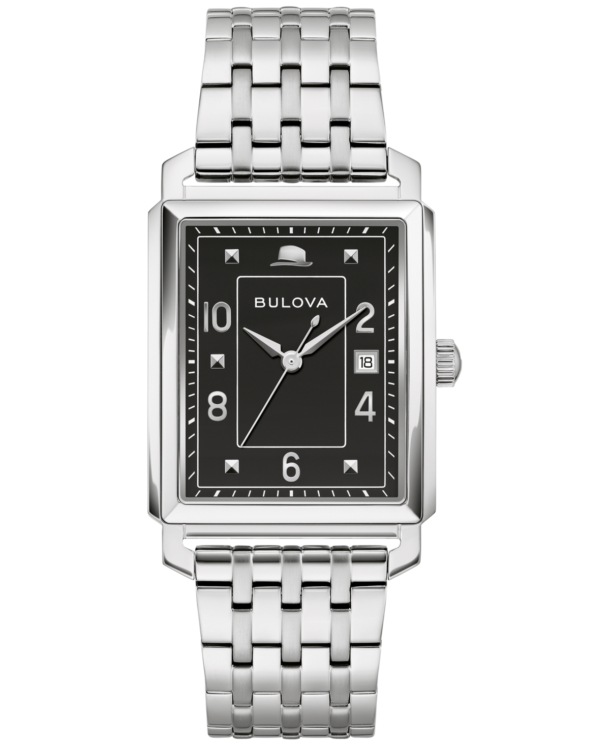 Bulova Men's The Very Thought Of You Frank Sinatra Special Edition Stainless Steel Bracelet Watch 30mm In Silver-tone