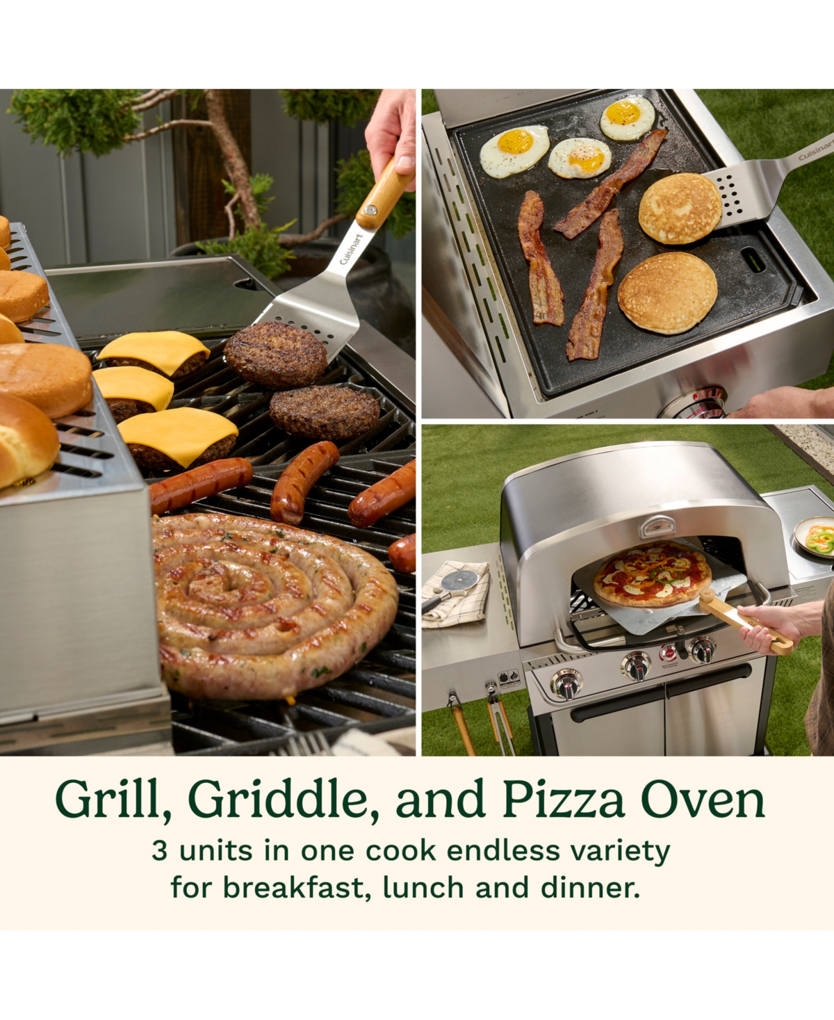 Cuisinart Propel+ Four-Burner 3-in-1 Gas Grill