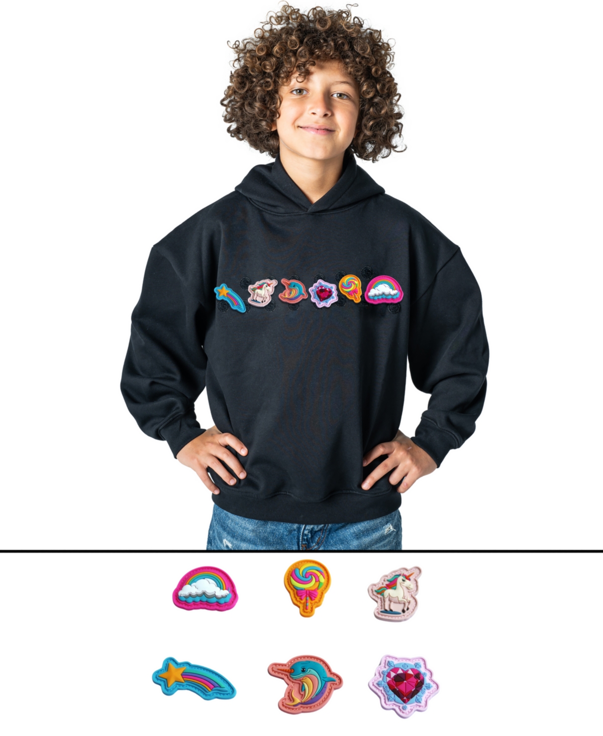 Shop Rabble Clothing Unisex Customizable Hoodie Bundle And Magic Wonders Dabblz In Jet Black