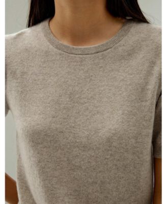 Women's Crew Neck Basic Knit Top
