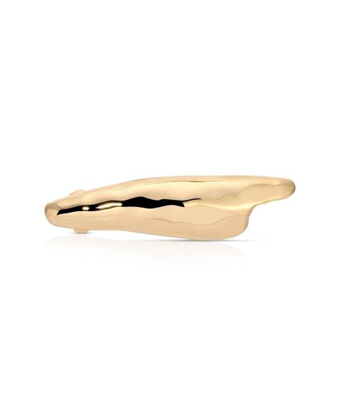 Женская заколка Ettika Liquid Lux Barrette, цвет: Золотой