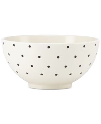 kate spade new york - Larabee Dot Cream Collection Stoneware Soup/Cereal Bowl