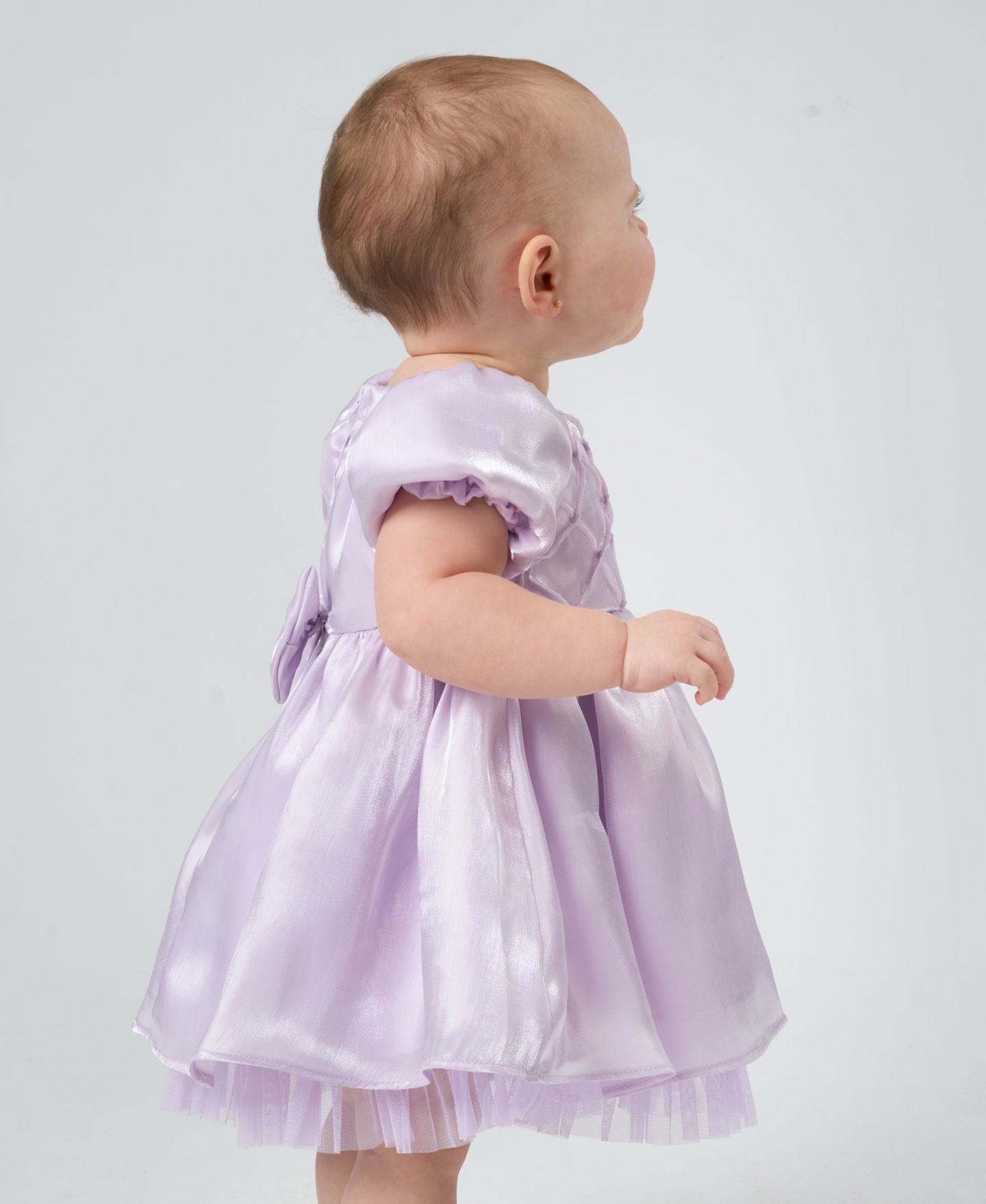 Платье Rare Editions Shimmer Organza Social Dress для девочек-малышей, цвет: Сиреневый — фото 3