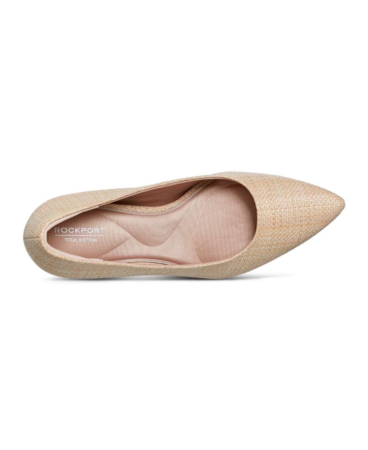 Shop Rockport Women's Total Motion Juliet Dress Pumps In Light Natural Raffia