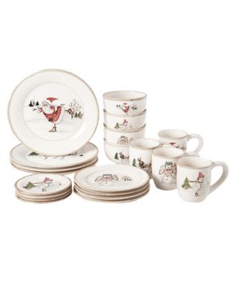 Christmas Twig 20 Pc. Dinnerware Set, Service for 4