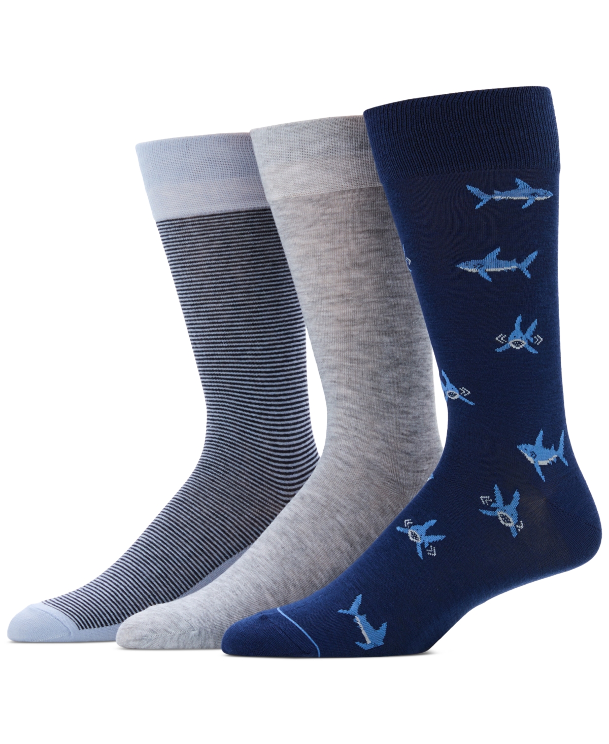 Perry Ellis Portfolio Men's 3-pk. Novelty Crew Socks In Multi
