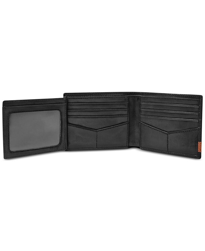 Fossil Men's Quinn Bifold With Flip ID Leather Wallet Macy's