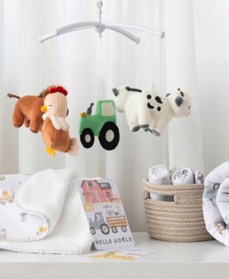 Baby Boys and Girls Tractor Ride Collection Musical Mobile