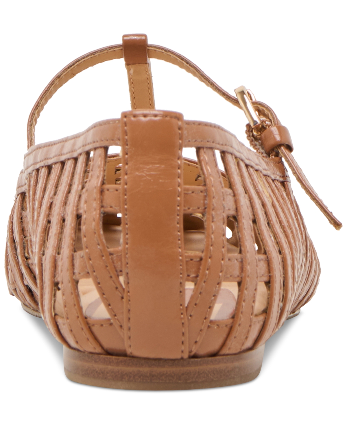 Dolce Vita Rains T-strap Flat In Saddle Leather
