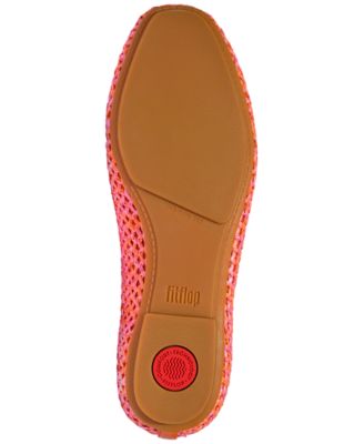 Women's Delicato Bow Woven Ballet Flats