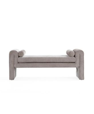 Concord 59" Modern Chenille Upholstered Bench