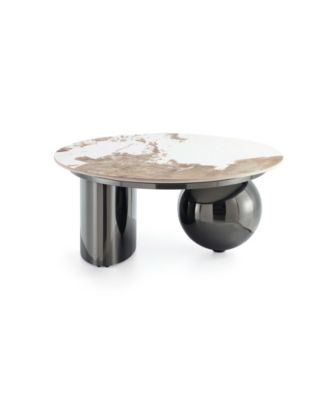 Laurel 31.49" Modern Sintered Stone Top Coffee Table