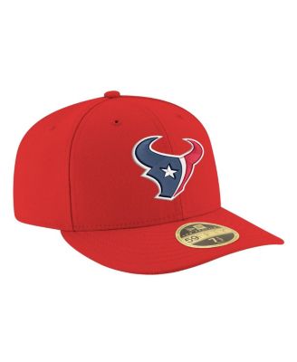 Men's Red Houston Texans Omaha Low Profile 59FIFTY Fitted Hat